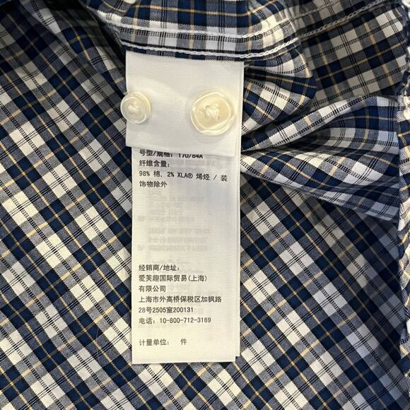 Abercrombie & Fitch Button Down Shirt Plaid Checkered Size XS Preppy Classic - Picture 4 of 7